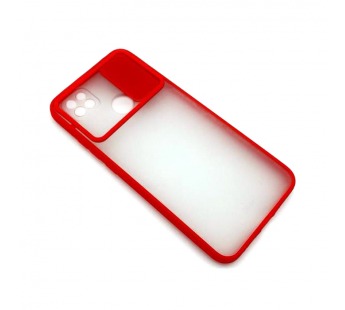 Чехол Xiaomi Redmi 9C (2020) Матовый Slide Camera Красный#1654240