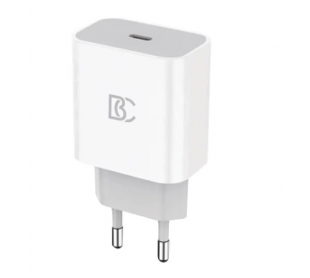Сетевое зарядное устройство Type-C BC C60 (20W, PD) Белый#1802154