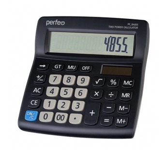Калькулятор Perfeo  PF_B4855, бухгалтерский, 12-разр., черный#1652632