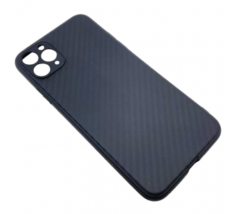 Чехол iPhone 11 Pro Max Carbon Карбон Черный#2043870