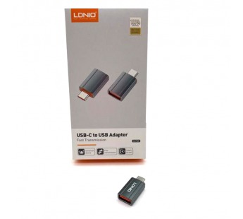 Переходник OTG USB - Type-C LDNIO LC140 Grey#1687901