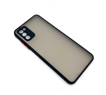 Чехол Samsung A03s (2021) Противоударный Матовый Черный#2125243