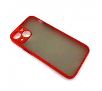 Чехол iPhone 13 Mini Противоударный Матовый Красный#1658670