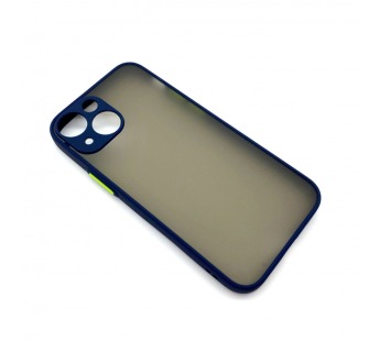 Чехол iPhone 13 Mini Противоударный Матовый Темно-Синий#1658676