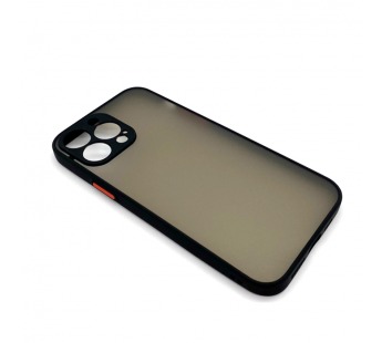Чехол iPhone 13 Pro Max Противоударный Матовый Черный#1658524