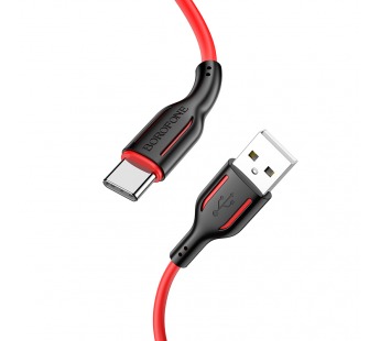 Кабель USB - Type-C Borofone BX63 1m (черно-красный)#1694473