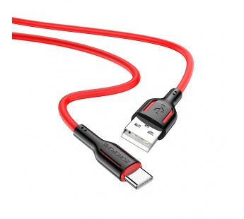 Кабель USB - Type-C Borofone BX63 1m (черно-красный)#1694474