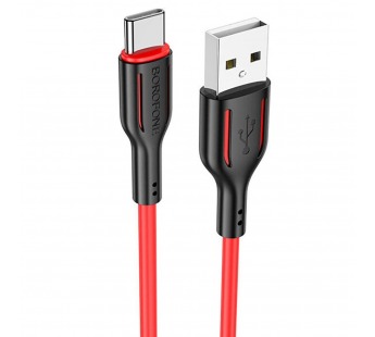 Кабель USB - Type-C Borofone BX63 1m (черно-красный)#1989761