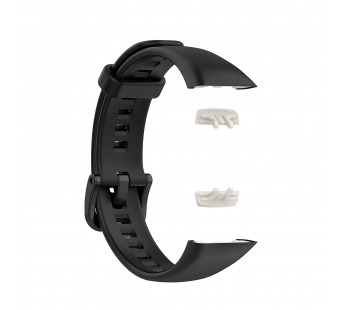 Ремешок - Honor Band 6 силикон на кнопке (black) (202607)#1655584