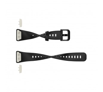 Ремешок - Honor Band 6 силикон на кнопке (black) (202607)#1655585