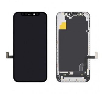 Дисплей для iPhone 12 mini + тачскрин черный с рамкой (OLED LCD)#1703665