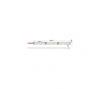 LED лента силикон,10 мм, IP65, SMD 5050, 60 LED/m, 12 V, цвет свечения желтый#1796178