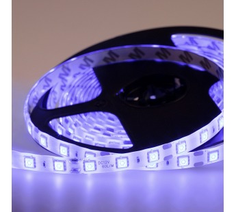 LED лента силикон,10 мм, IP65, SMD 5050, 60 LED/m, 12 V, цвет свечения синий#1796197