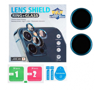 Защитное стекло линзы камеры для iPhone 13/13 mini (комплект 2 шт.) Синий#1656389