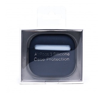 Чехол - Soft touch для кейса "AirPods (3-го поколения)" (dark blue) (202980)#1656717