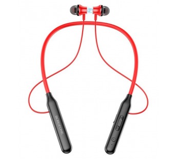 Bluetooth-наушники внутриканальные Borofone BE56 Powerful Sports (red) (202590)#1657488
