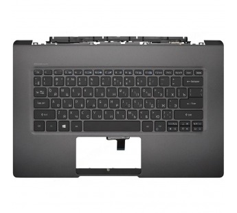 Клавиатура Acer Aspire R7-372T черная топ-панель с подсветкой#1814549