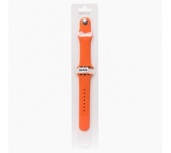Ремешок - ApW для "Apple Watch 38/40/41 mm" Sport Band (L) (orange) (79535)#1659057