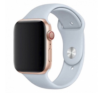 Ремешок - ApW для "Apple Watch 38/40/41 mm" Sport Band (S) (silver) (107165)#1659060