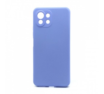 Чехол-накладка Silicone Case NEW ERA для Xiaomi 11 Lite голубой#1659012