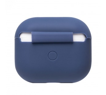 Чехол - силиконовый тонкий для кейса AirPods (3-го поколения) (blue)#1674981
