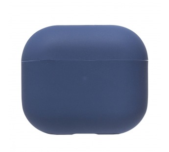 Чехол - силиконовый тонкий для кейса AirPods (3-го поколения) (blue)#1674980