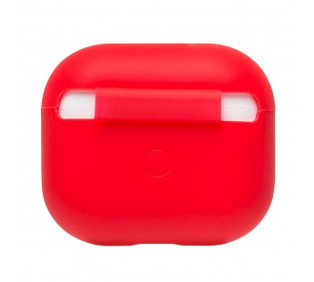Чехол - силиконовый тонкий для кейса AirPods (3-го поколения) (red)#1674994
