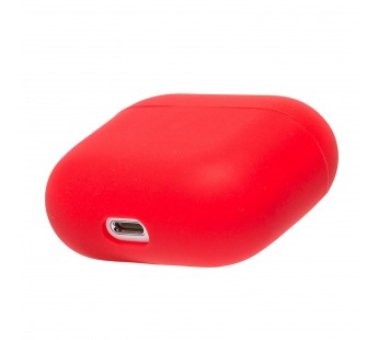 Чехол - силиконовый тонкий для кейса AirPods (3-го поколения) (red)#1674995