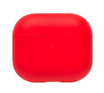 Чехол - силиконовый тонкий для кейса AirPods (3-го поколения) (red)#1674993