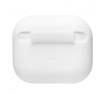 Чехол - силиконовый тонкий для кейса AirPods (3-го поколения) (white)#1674975