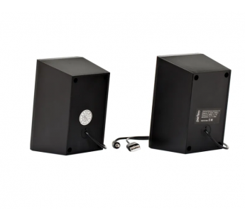 Колонки Perfeo 2.0 "TRIAL", мощность 2х3 Вт, USB, чёрн, Game Design, LED подсветка 7 цв#1937298