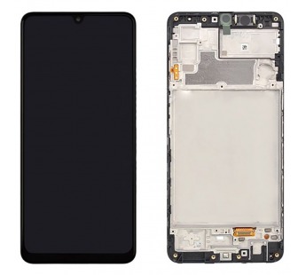 Дисплей для Samsung M225F Galaxy M22 в рамке + тачскрин (черный) 100%#1853883