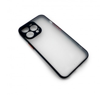 Чехол iPhone 13 Pro Bubble New тонкий Черный#2095144