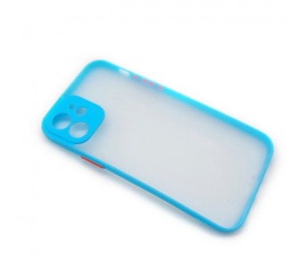 Чехол iPhone 12 Bubble New тонкий Голубой#1667274