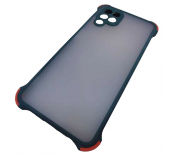                                     Чехол силикон-пластик Samsung M32 прозрачный с защитой по краям зеленый/красный*#2065485