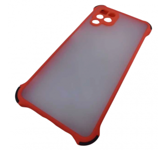                                     Чехол силикон-пластик Samsung M32 прозрачный с защитой по краям красный/черный*#2065484