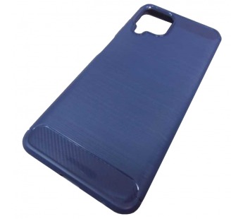                                     Чехол силиконовый Samsung M32 со вставками карбон синий*#1706346