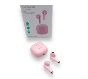 Беспроводные наушники Bluetooth Usams IA04 (TWS/вкладыши/3D Stereo) Розовые#1884704