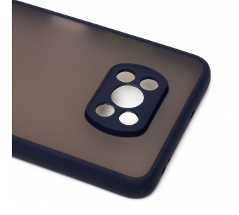 Чехол-накладка - PC041 для Xiaomi Poco X3/Poco X3 Pro (dark blue/black)  (203525)#1780230
