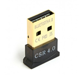 Адаптер Bluetooth, ультратонкий корпус, v.4.0, 50 метров, до 24 Мбит/сек, USB BTD-MINI5 "Gembird"#1775986
