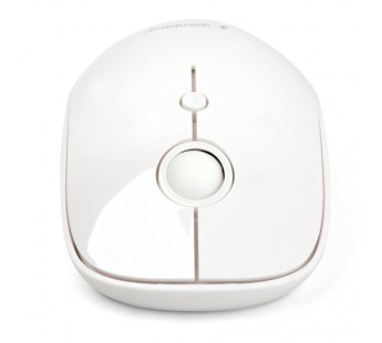 Мышь компьютерная беспроводная "Gembird" MUSW-385, 2кнопки + колесо-кнопка, 1000DPI, белый глянец#1664114