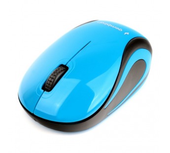 Мышь компьютерная беспроводная "Gembird" MUSW-610, 3кнопки, 2,4ГГц, 1200DPI, синий#2132194