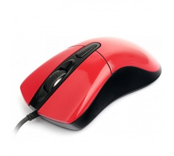 Мышь компьютерная "Gembird" MOP-415-R, USB, 3кн.+колесо кнопка, 2400DPI, кабель 1,4м (красный)#1664381