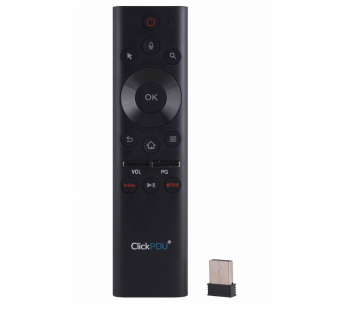 Пульт ДУ универсальный ClickPDU CRC2121B 2.4GHz Air Mouse с гироскопом и голосовым управлением для A#1937381