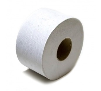 Туалетная бумага ПРОФ 1сл/200м Э в рулоне беленая макулатура 1/12рул#1681856