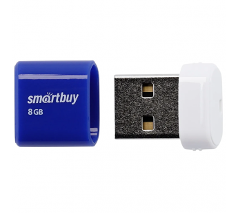 Флеш-накопитель USB 8GB Smart Buy Lara синий#2106650