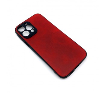 Чехол iPhone 13 Pro Max Кожа Красный#1666678