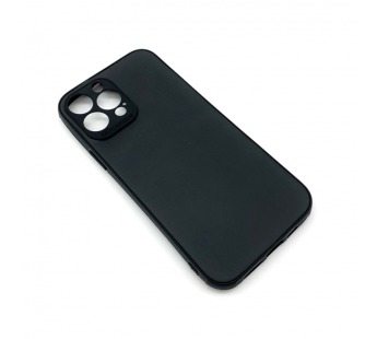 Чехол iPhone 13 Pro Max Кожа Черный#1666674
