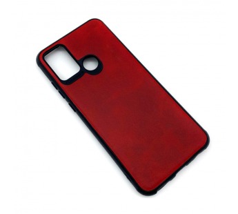 Чехол Honor 9A/Huawei Y6p Plus (2020) Кожа Красный#1666056