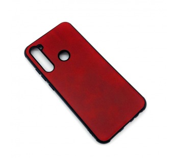Чехол Xiaomi Redmi Note 8 (2019) Кожа Красный#1665515